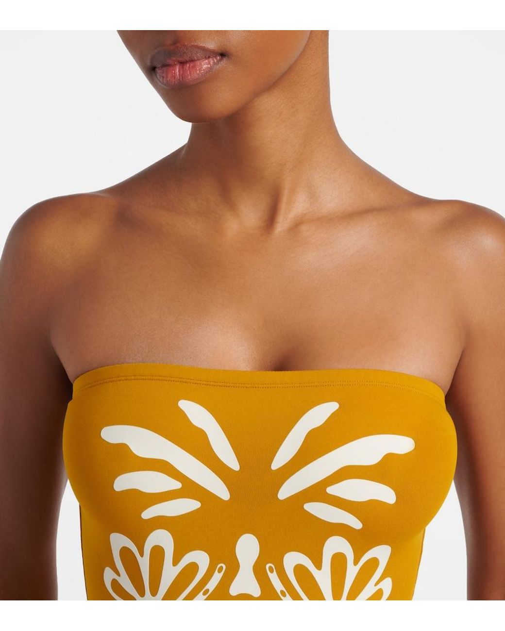 Eres Yellow Maharani Printed Swimsuit
