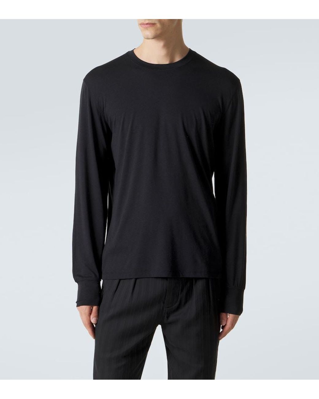 Tom Ford Black Jersey T-Shirt for men