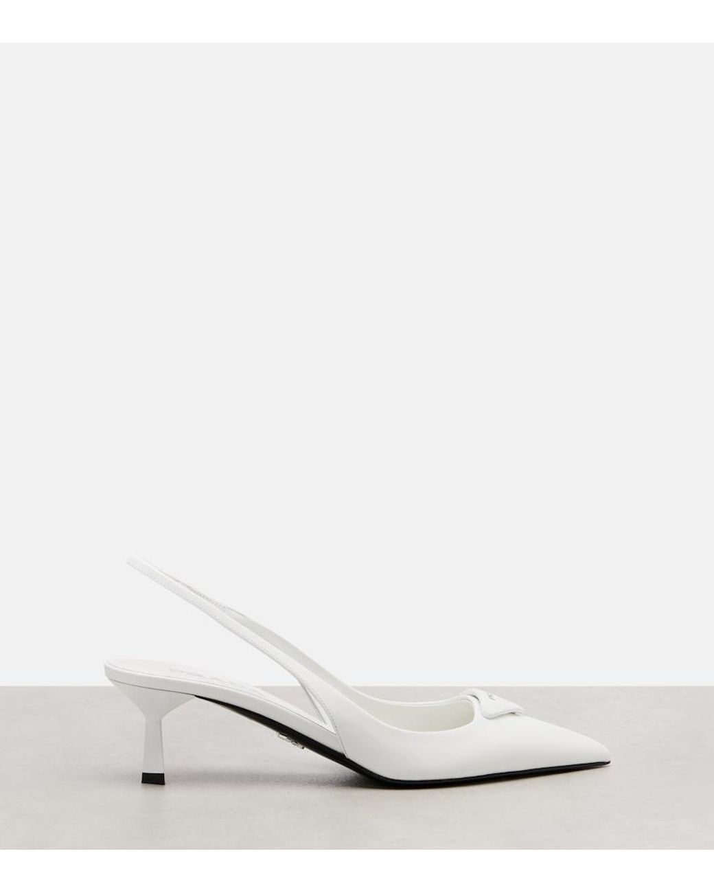 Pumps Slingback di Prada in White