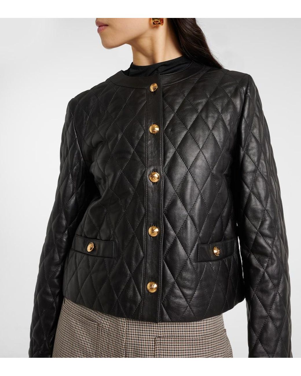 Nili Lotan Black Amy Leather Jacket