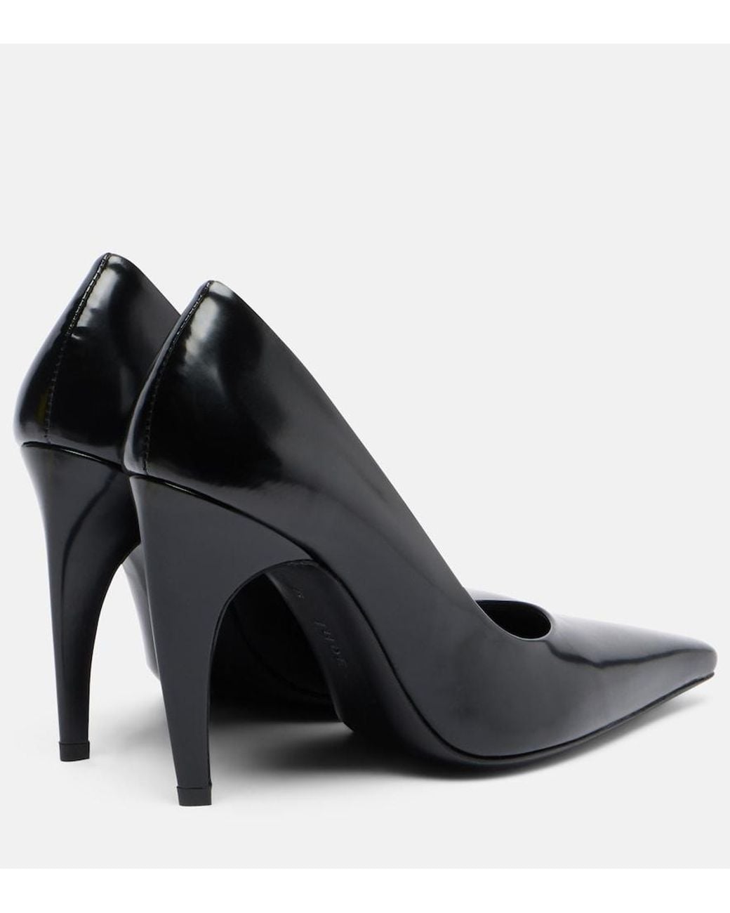 Jude Black Fame Leather Pumps