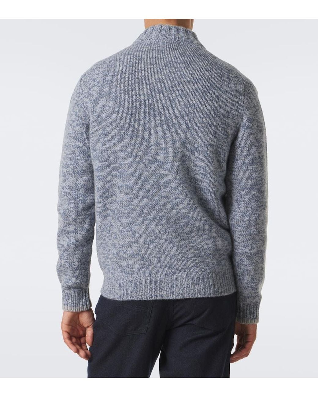 Pullover di Fedeli in Blue da Uomo