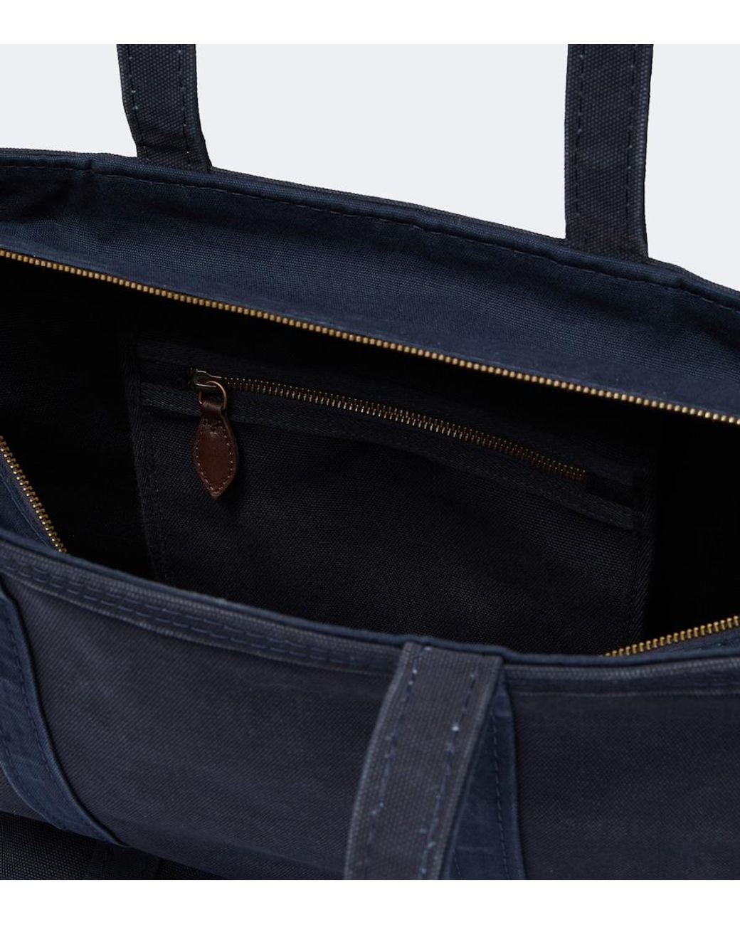 Polo Ralph Lauren Blue Canvas Tote Bag for men
