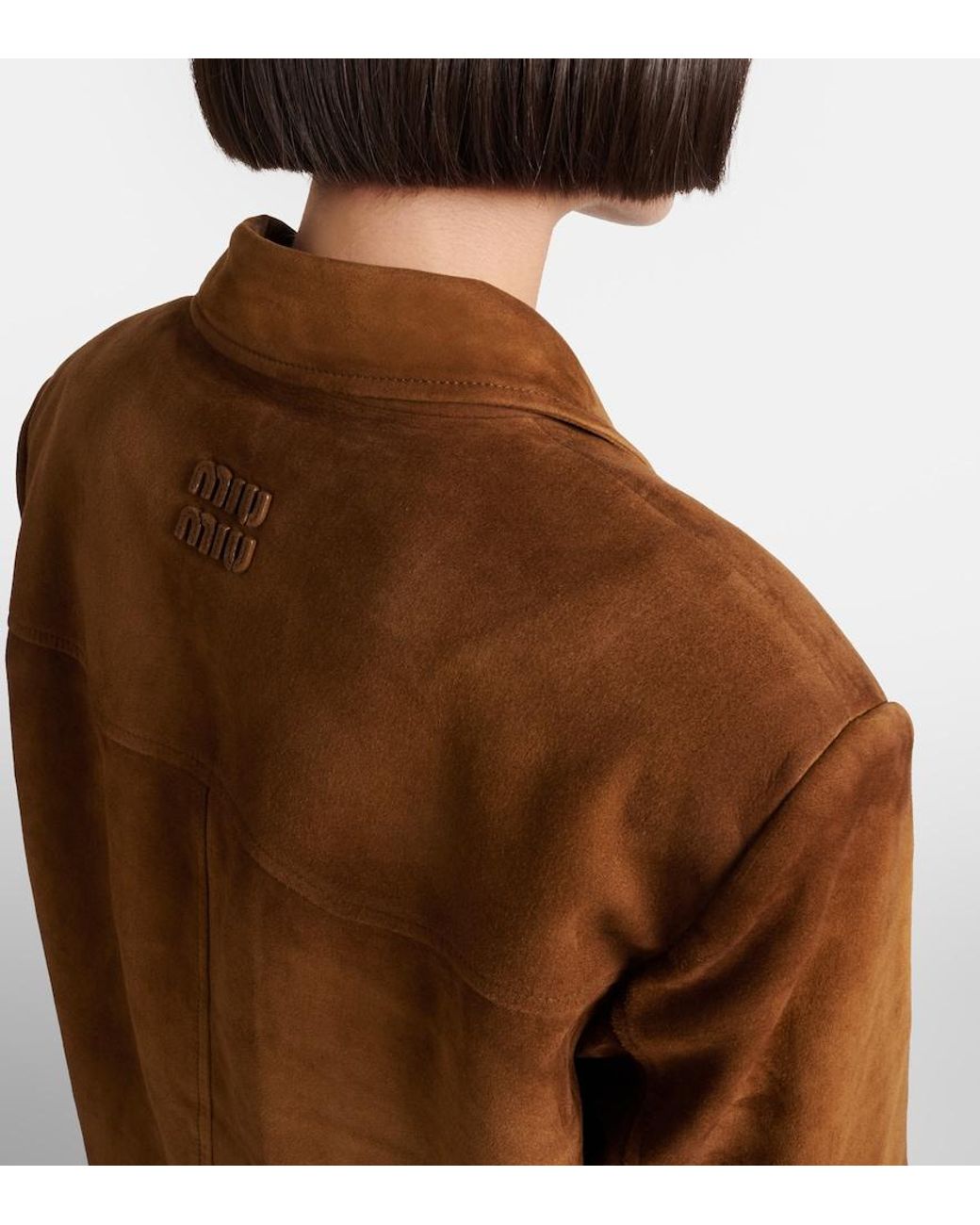 Miu Miu Brown Suede Jacket