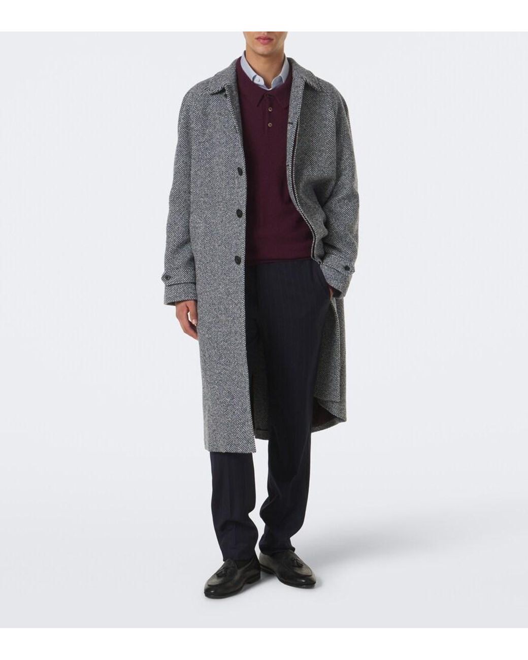 Cappotto di Rubinacci in Gray da Uomo