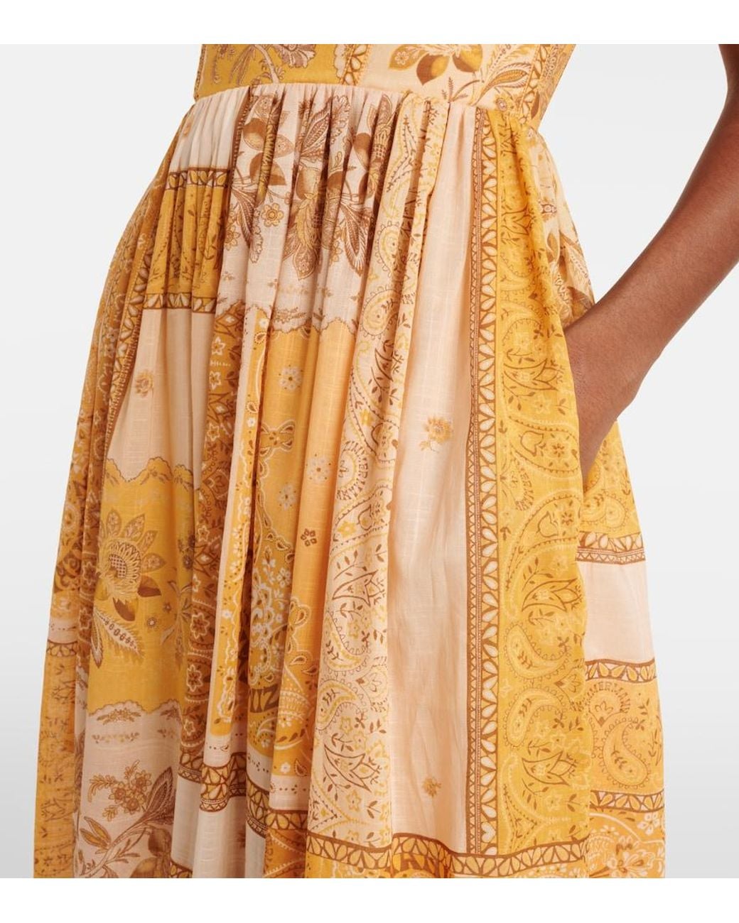 Zimmermann Yellow Lucky Corset Dress