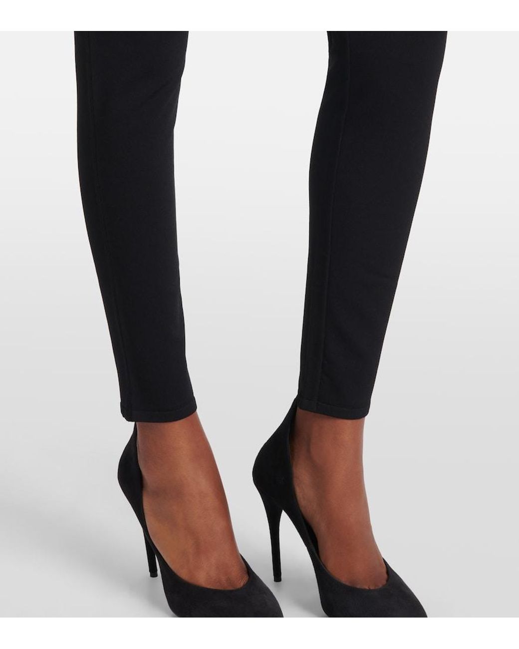 Alaïa Blue High-Rise Leggings