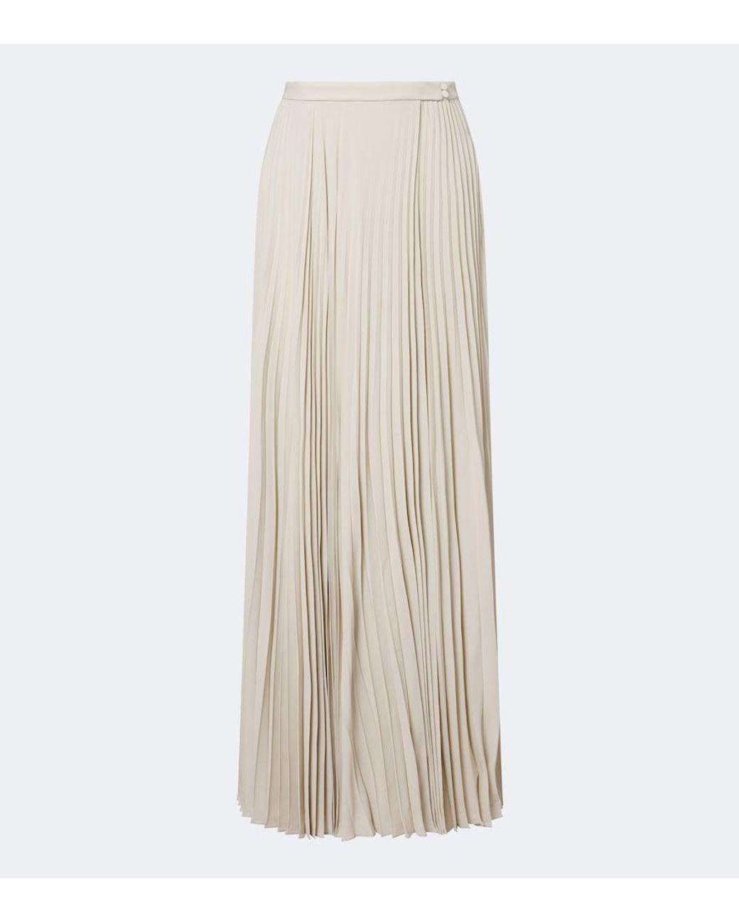 Tom Ford Natural Pleated Maxi Skirt