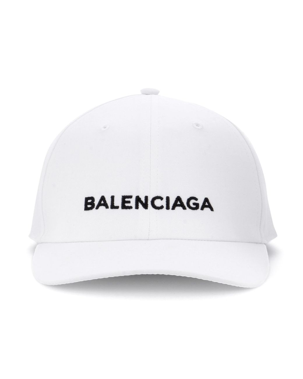 Balenciaga Baseball Cap in White | Lyst
