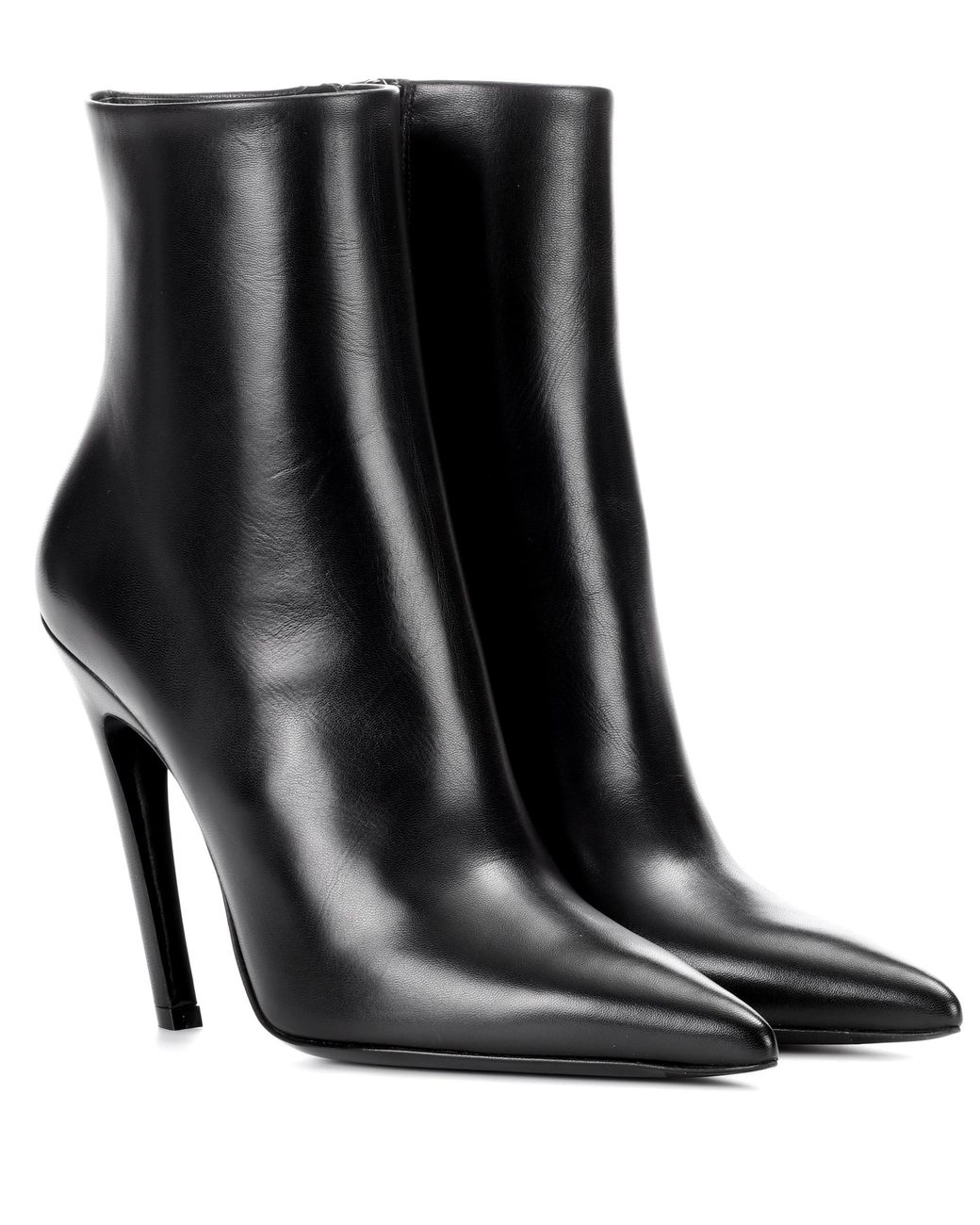 Balenciaga Knife Leather Ankle Boots in Black | Lyst