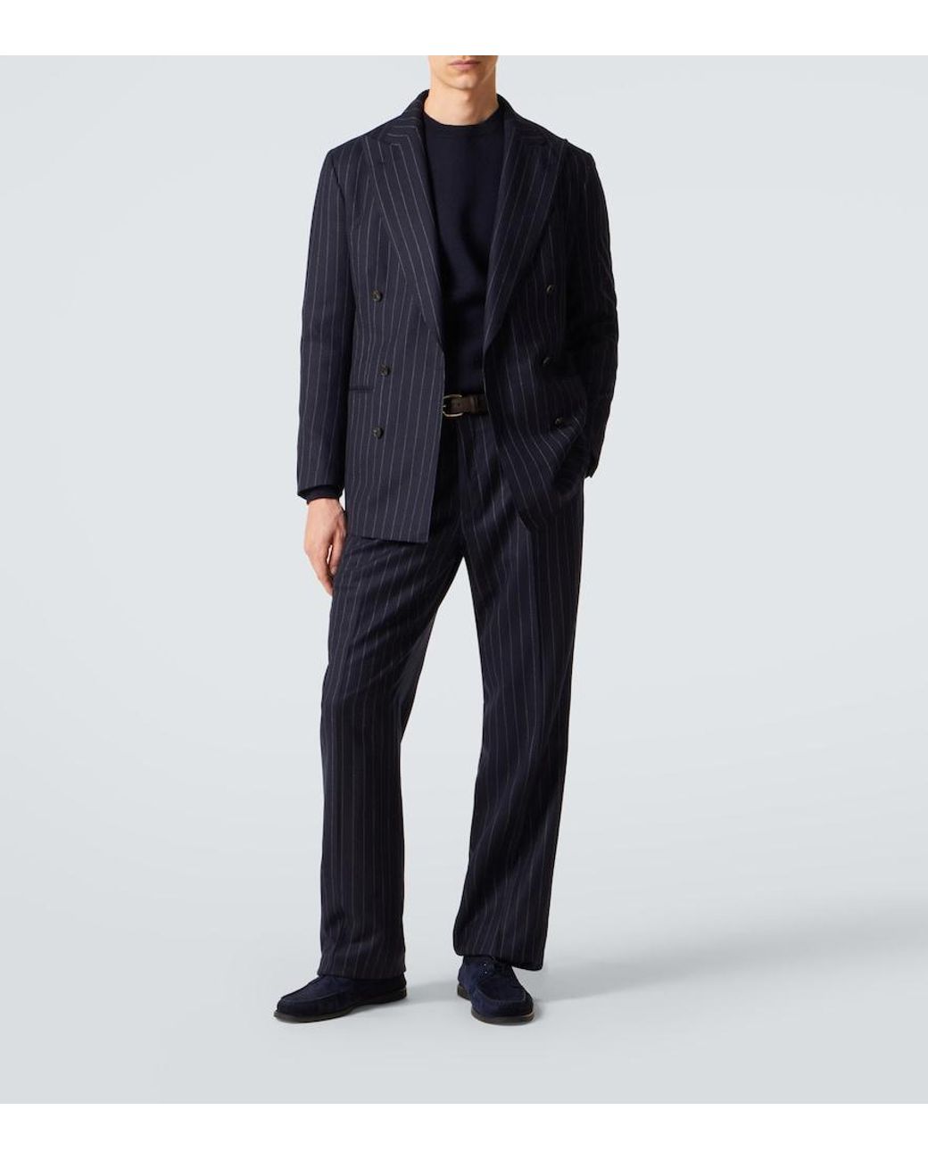 Saman Amel Blazer Aus Wolle in Blue für Herren