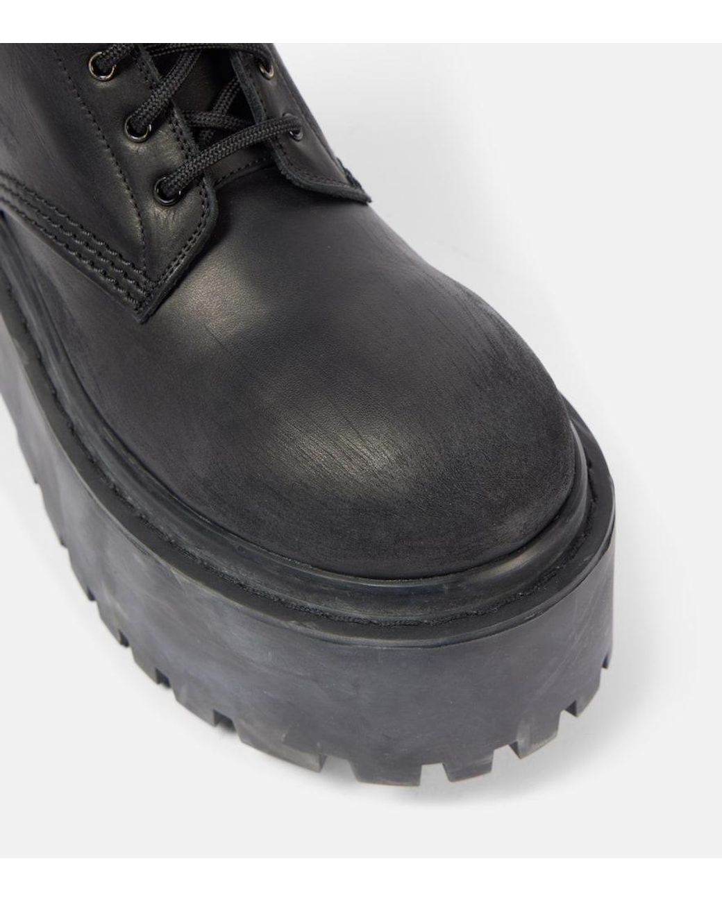 Balenciaga Black Leather Shoes