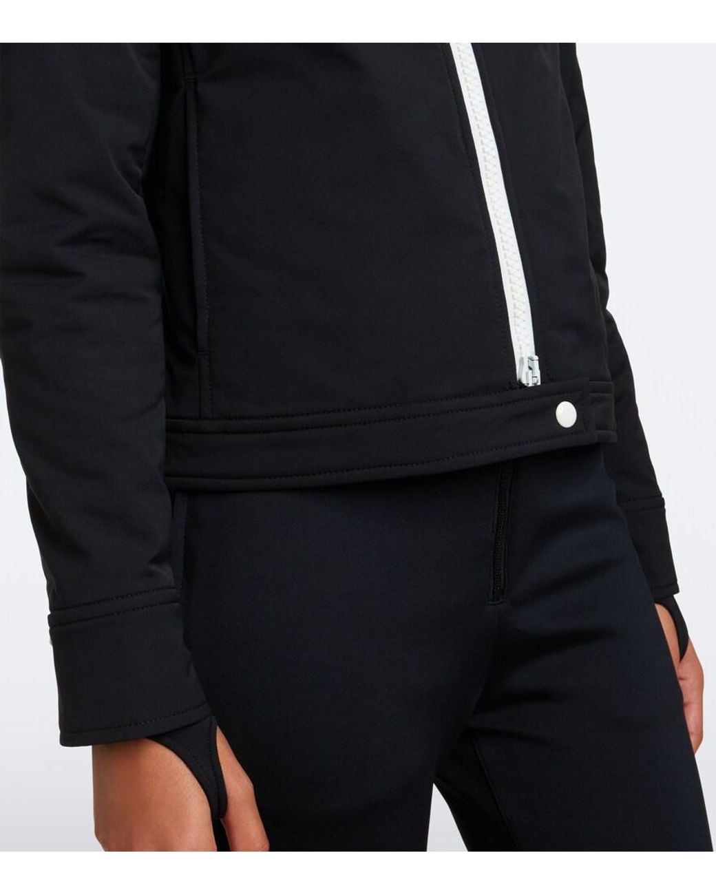 Courreges Black Logo Jacket