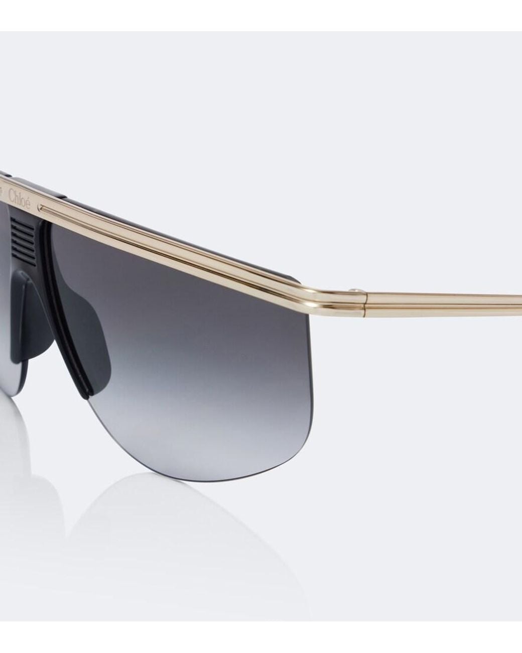 Chloé Gray Mask Sunglasses