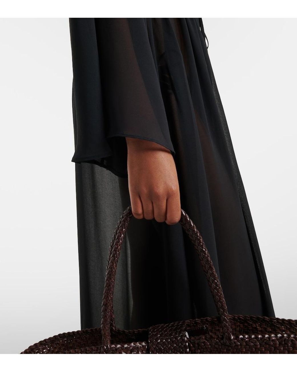 Alexandra Miro Black Betty Sheer Kaftan