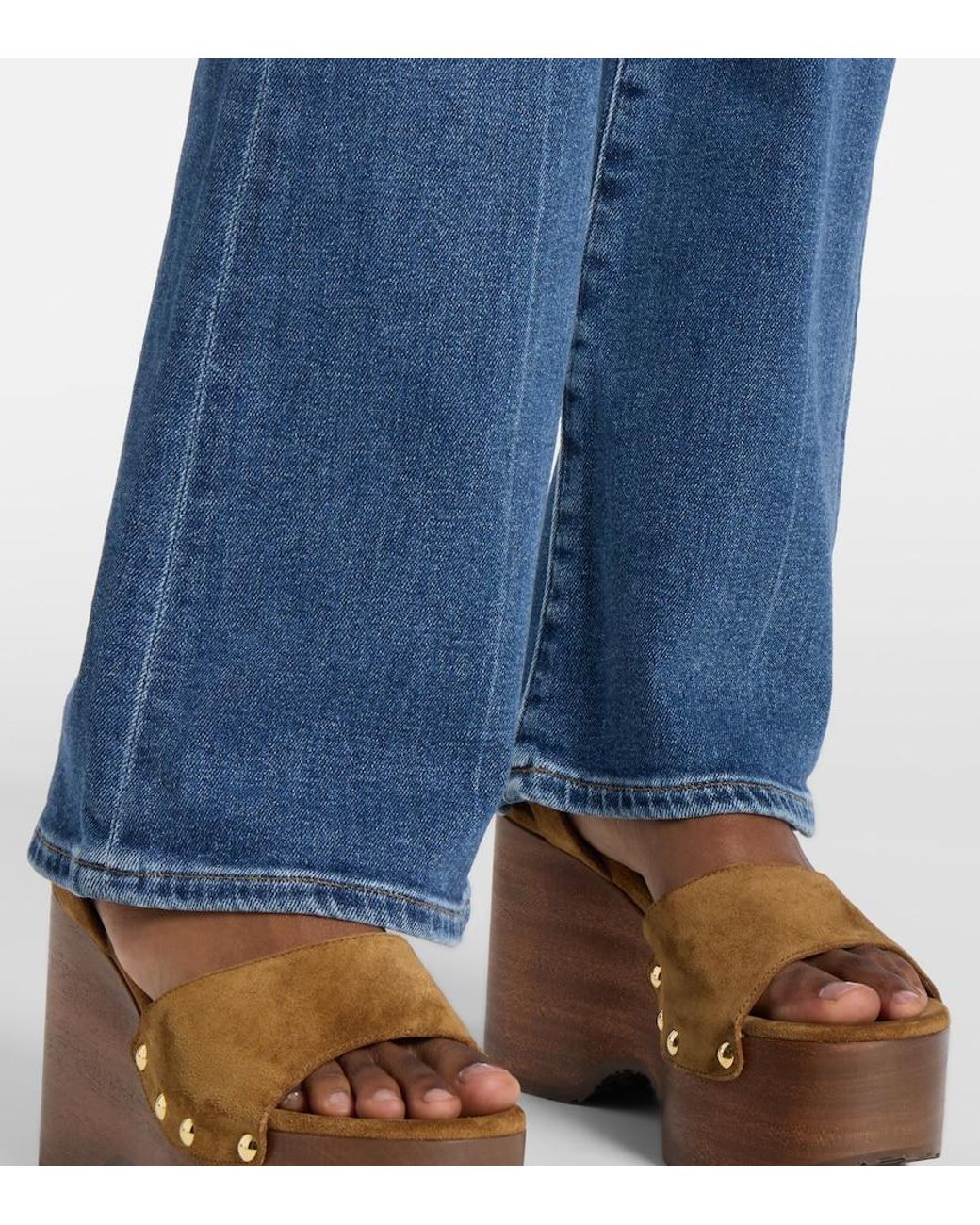 Citizens of Humanity Blue Lilah High-Rise Flared Jeans