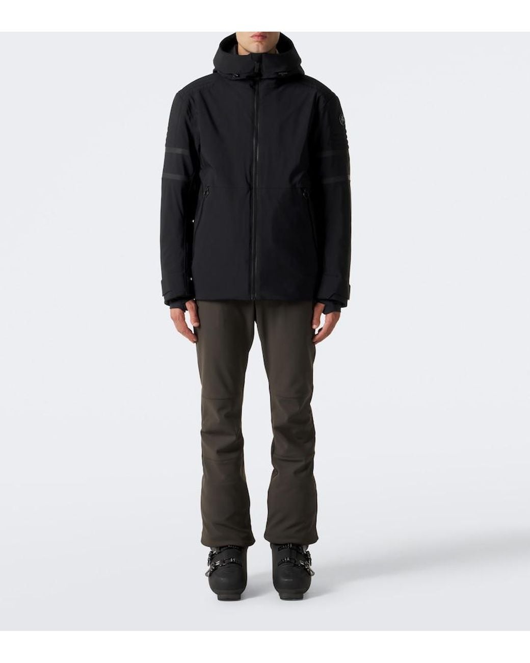 Fusalp Black Franz Ski Salopettes for men