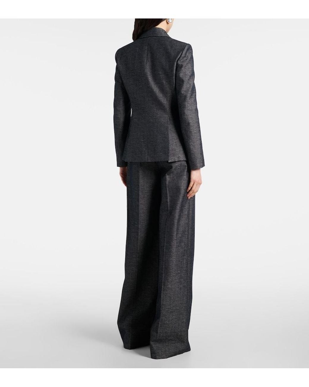 Altuzarra Black Fenice Cotton And Silk Blazer