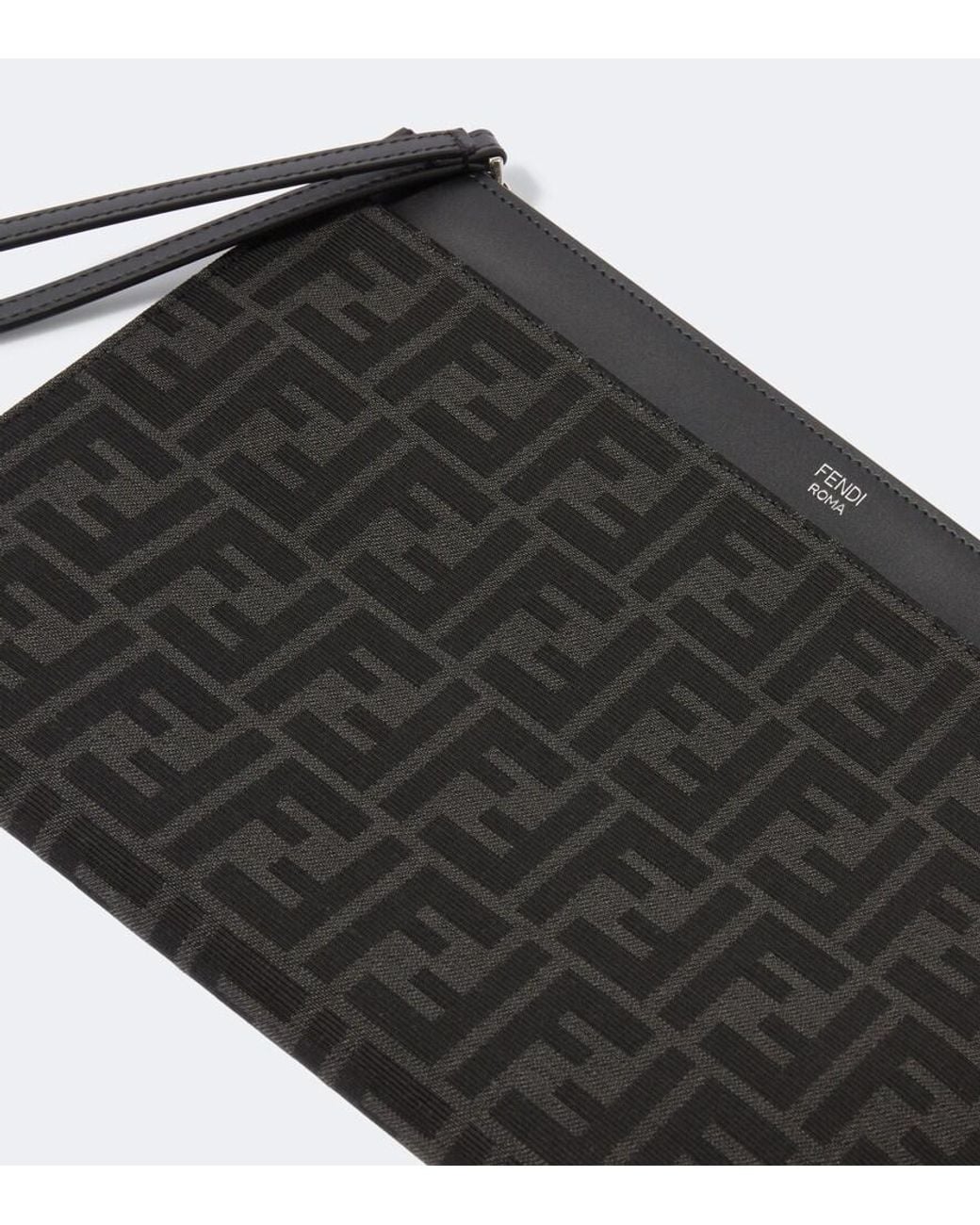 Fendi Etui Ff Zucca Medium in Black für Herren