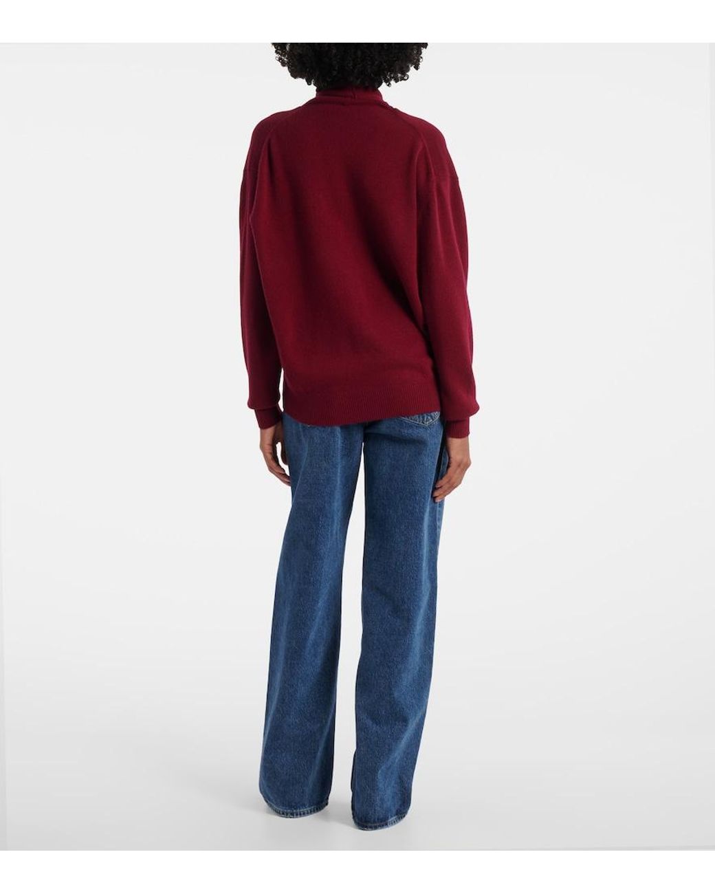 Plan C Red Wool And Cashmere Sweater