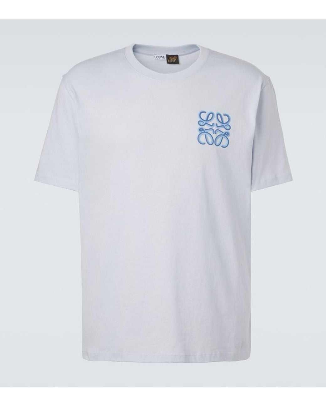 Loewe White Paula's Ibiza Cotton Jersey T-Shirt for men