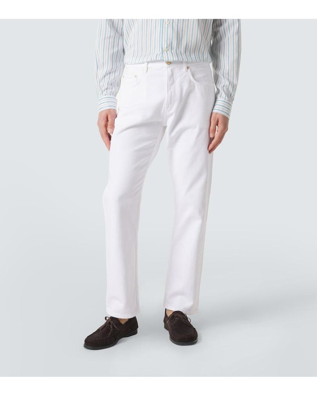 Umit Benan White Kevin Straight Jeans for men