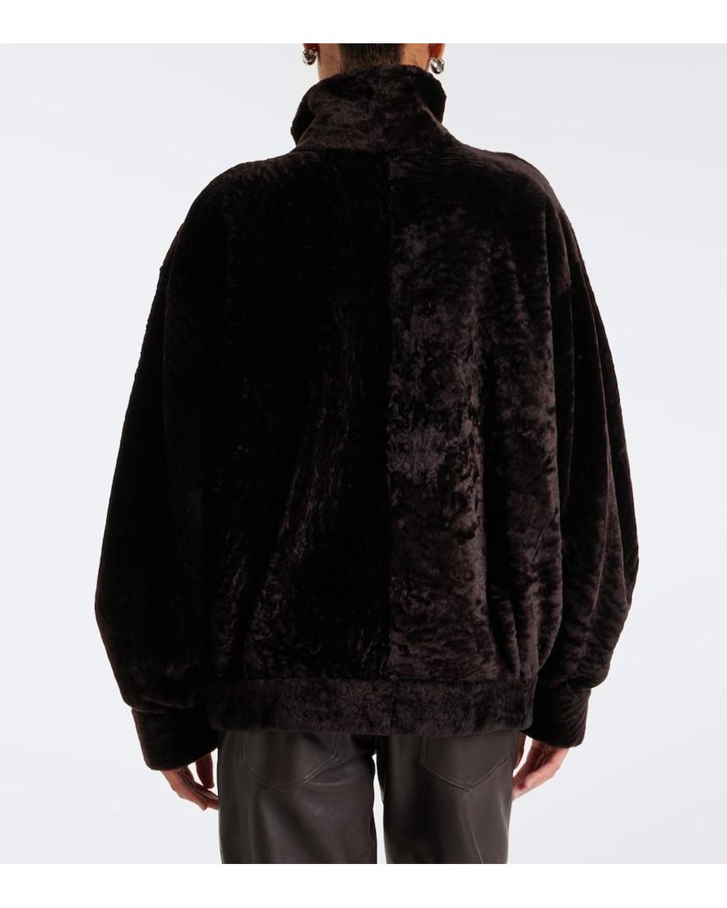 Arma Black Paula Shearling Jacket