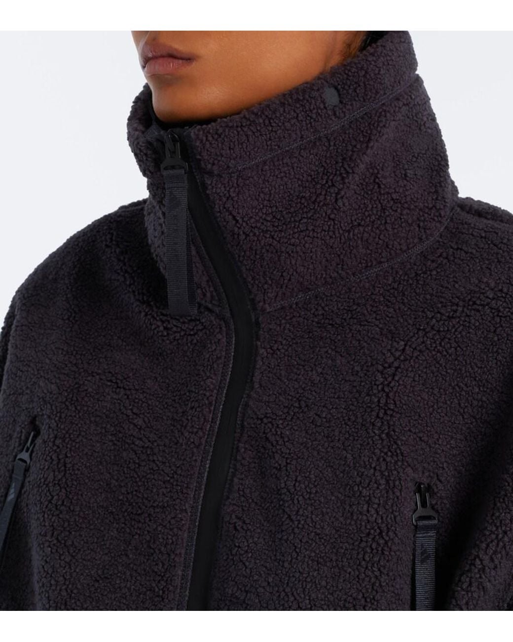 Adidas By Stella McCartney Black Teddy Jacket