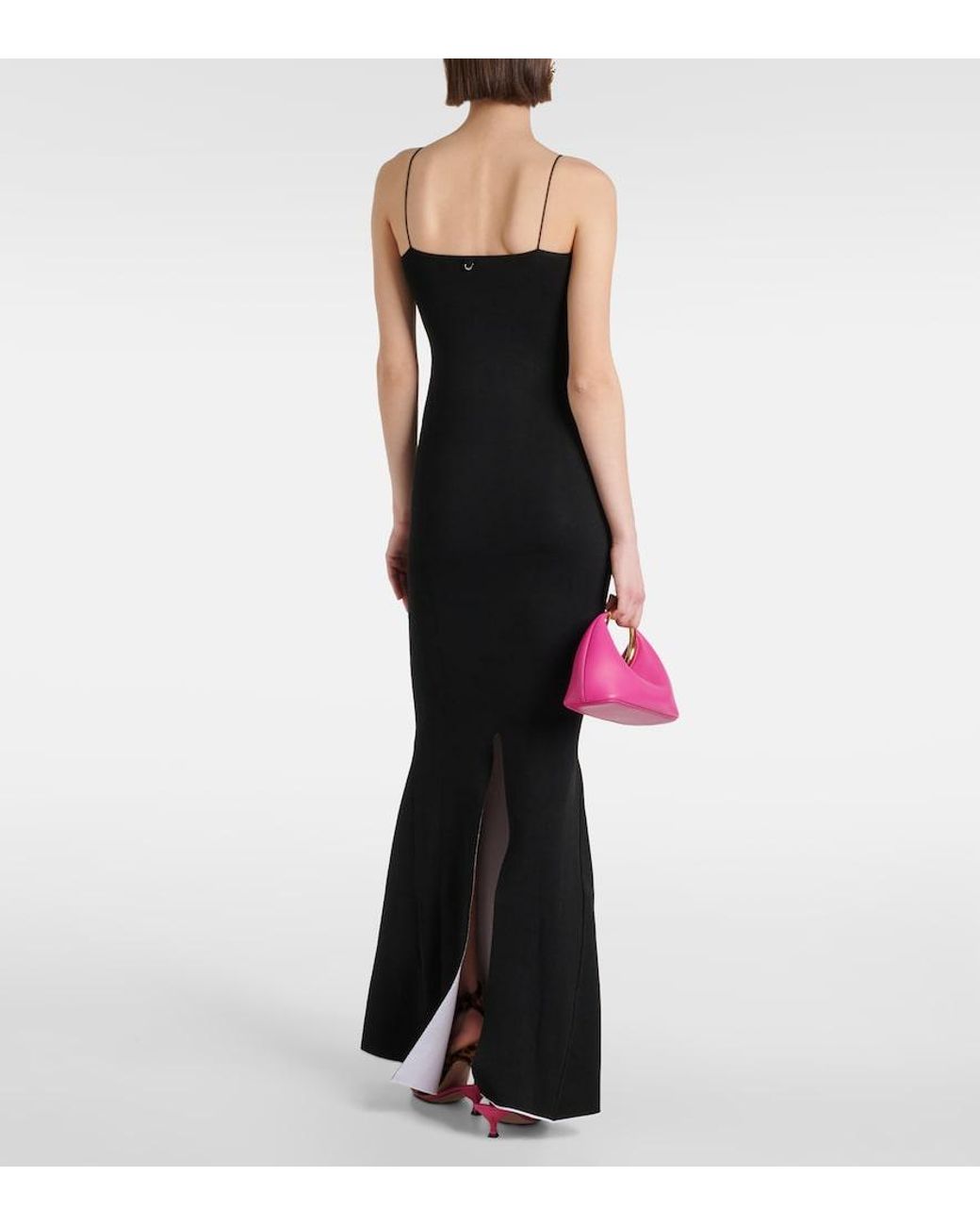 Jacquemus Black La Robe Aro Long Dress