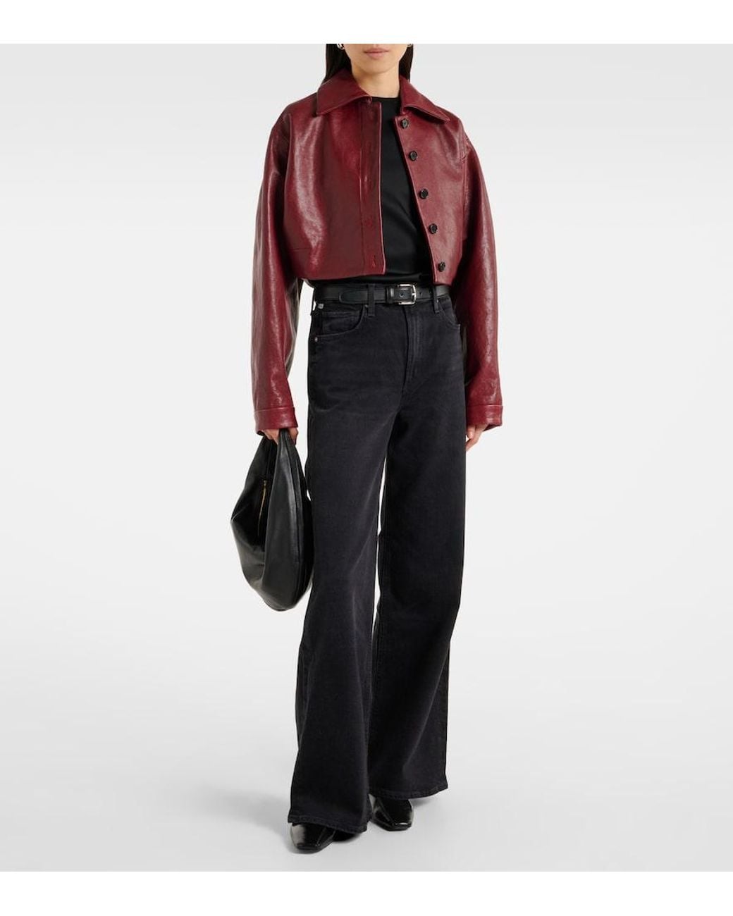 Citizens of Humanity Blue Paloma High-Rise Wide-Leg Jeans