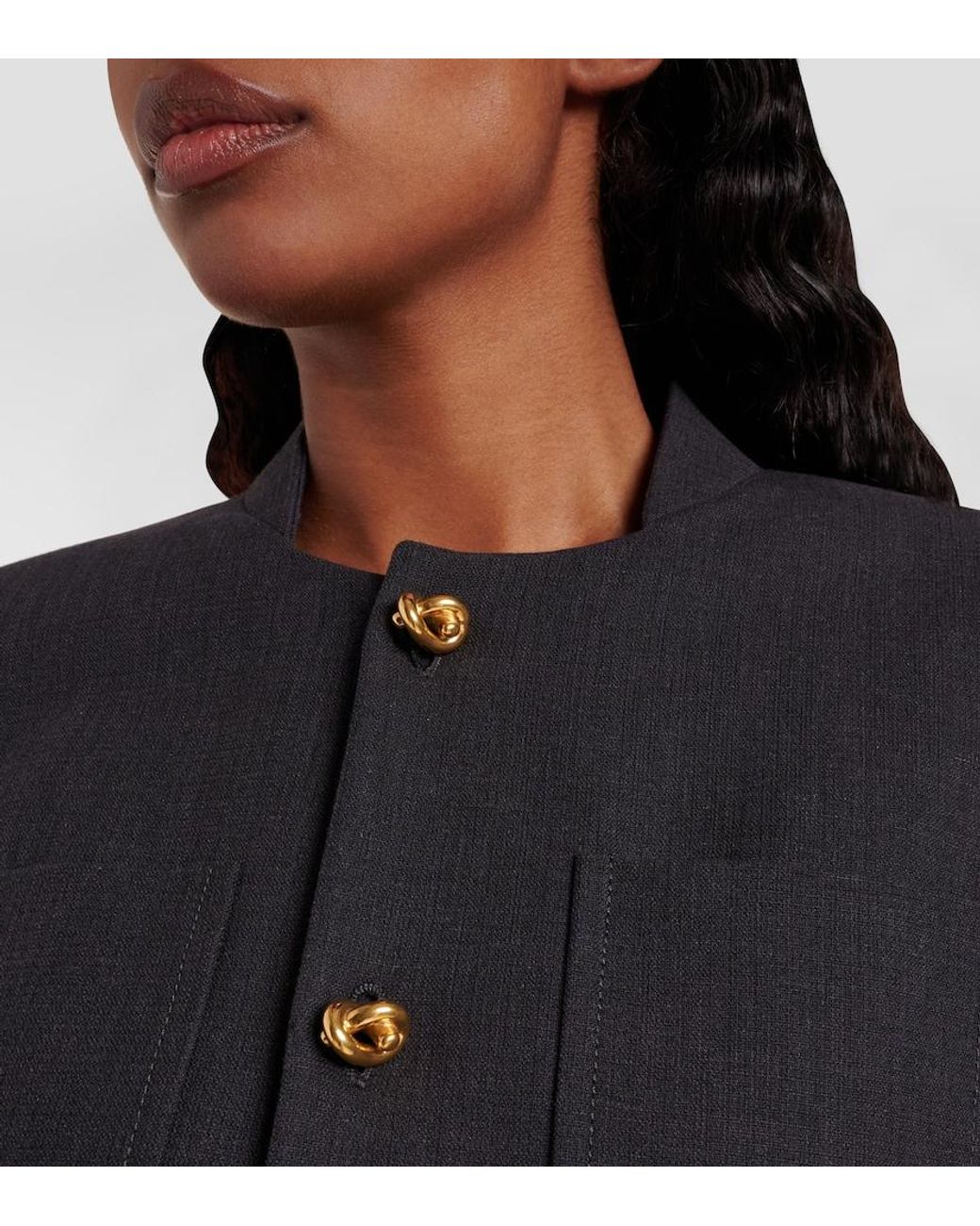 Bottega Veneta Black Knot Jacket