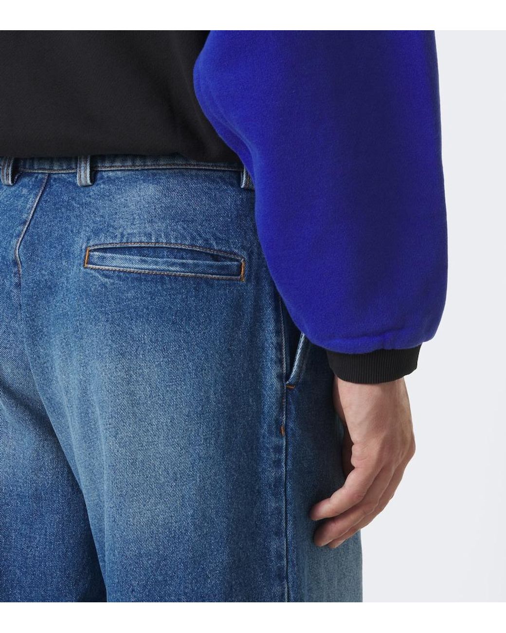 ERL Blue Wide-Leg Jeans for men