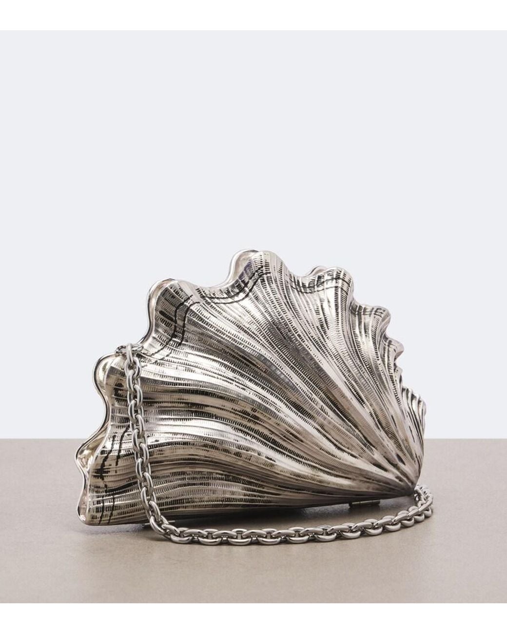 J.W. Anderson White Shell Clutch