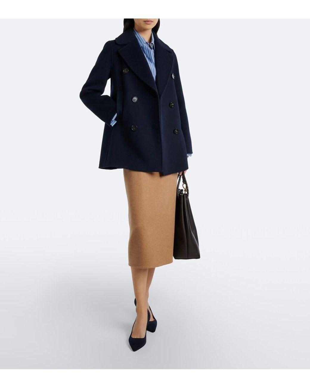 Jimmy Choo Blue Romy 60 Suede Pumps