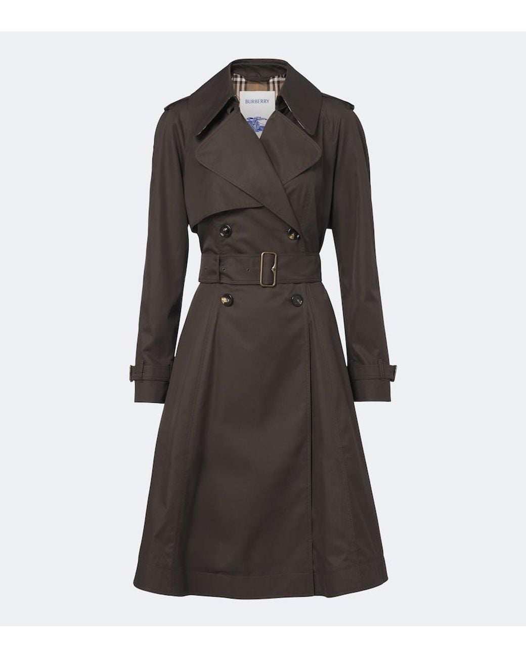 Burberry Brown Pembury Cotton Gabardine Trench Coat