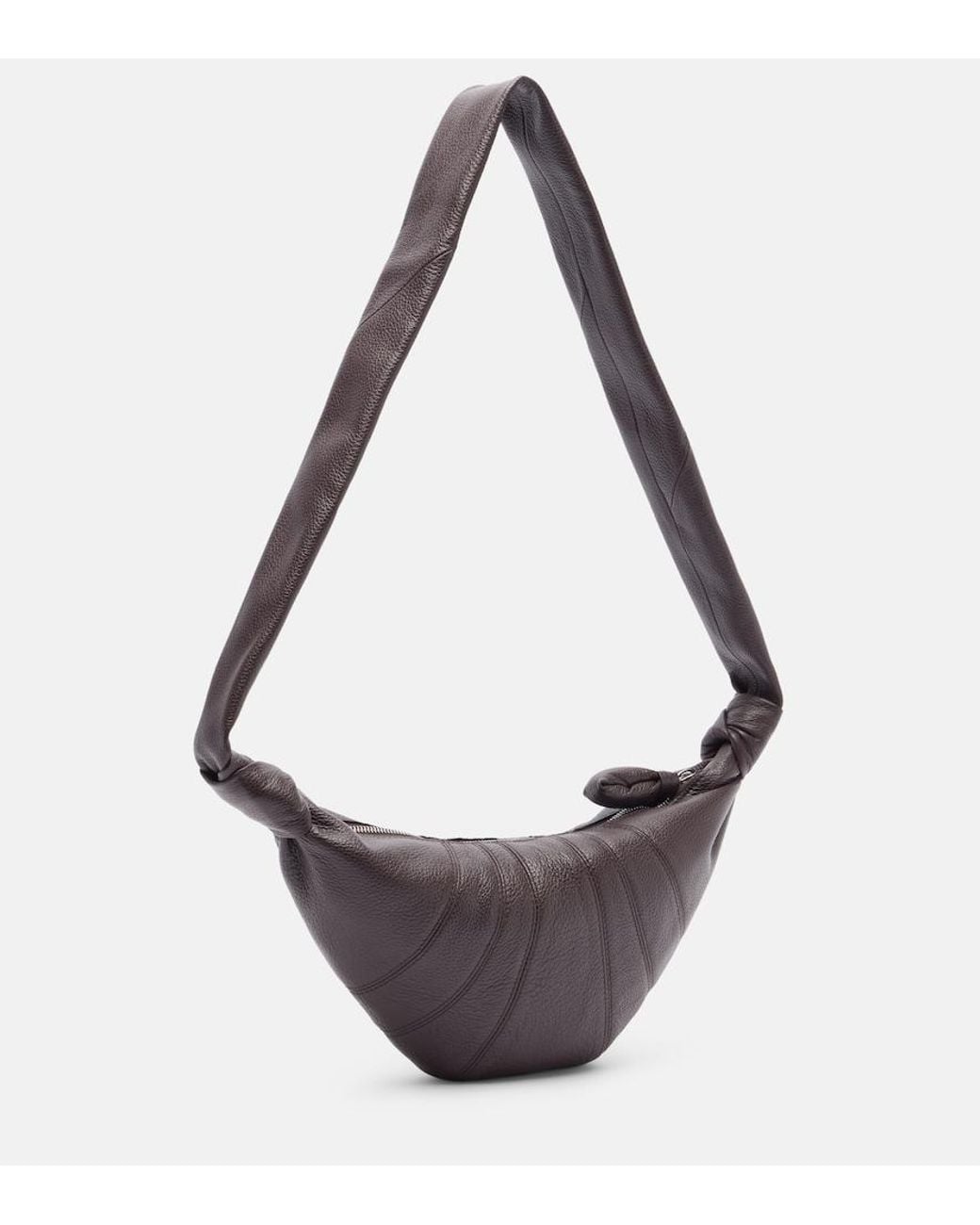 Lemaire Metallic Croissant Small Leather Bag