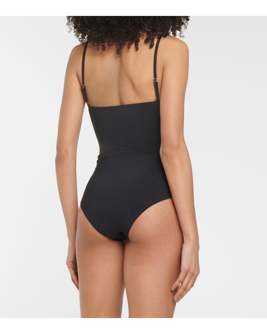 Femme Vêtements Articles de plage et maillots de bain Bikinis et maillots de bain Bikini en nylon Synthétique Totême en coloris Noir 