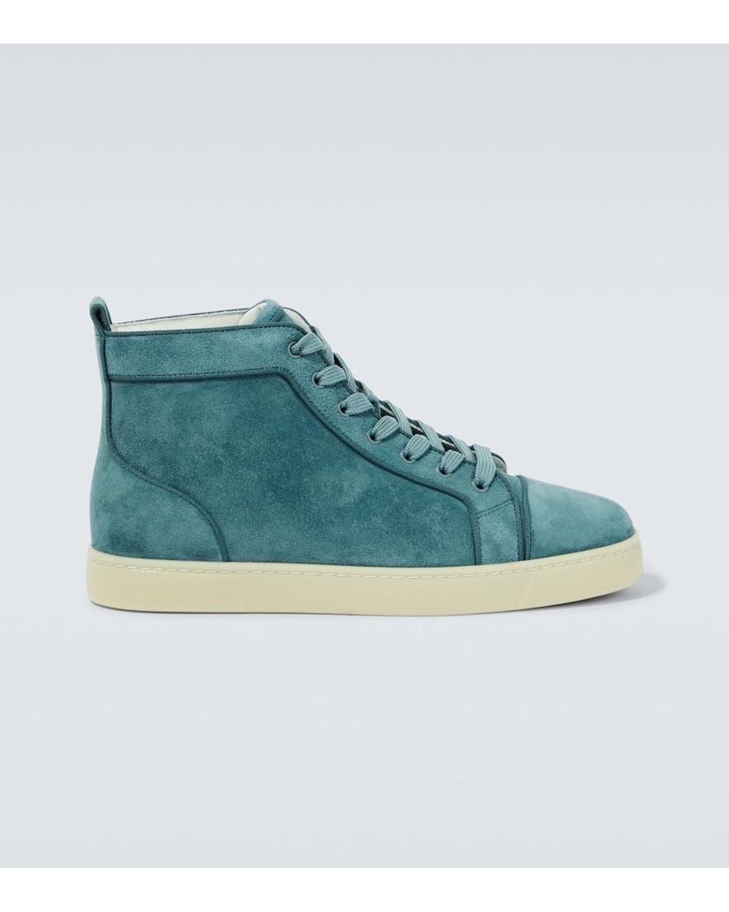 Christian Louboutin Blue Louis Suede Sneakers for men