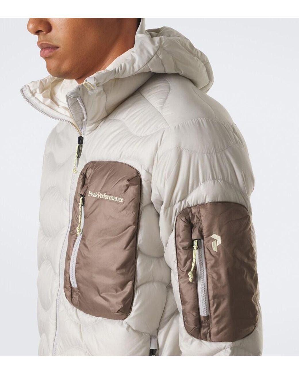 Peak Performance Gray Helium Utility Down Ski Jacket for men
