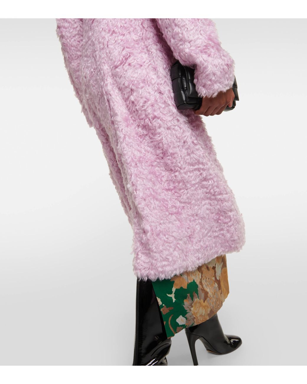 Dries van shop noten faux fur