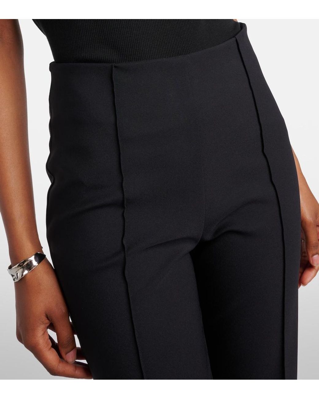 Jonathan Simkhai Blue Michelle Flared Pants