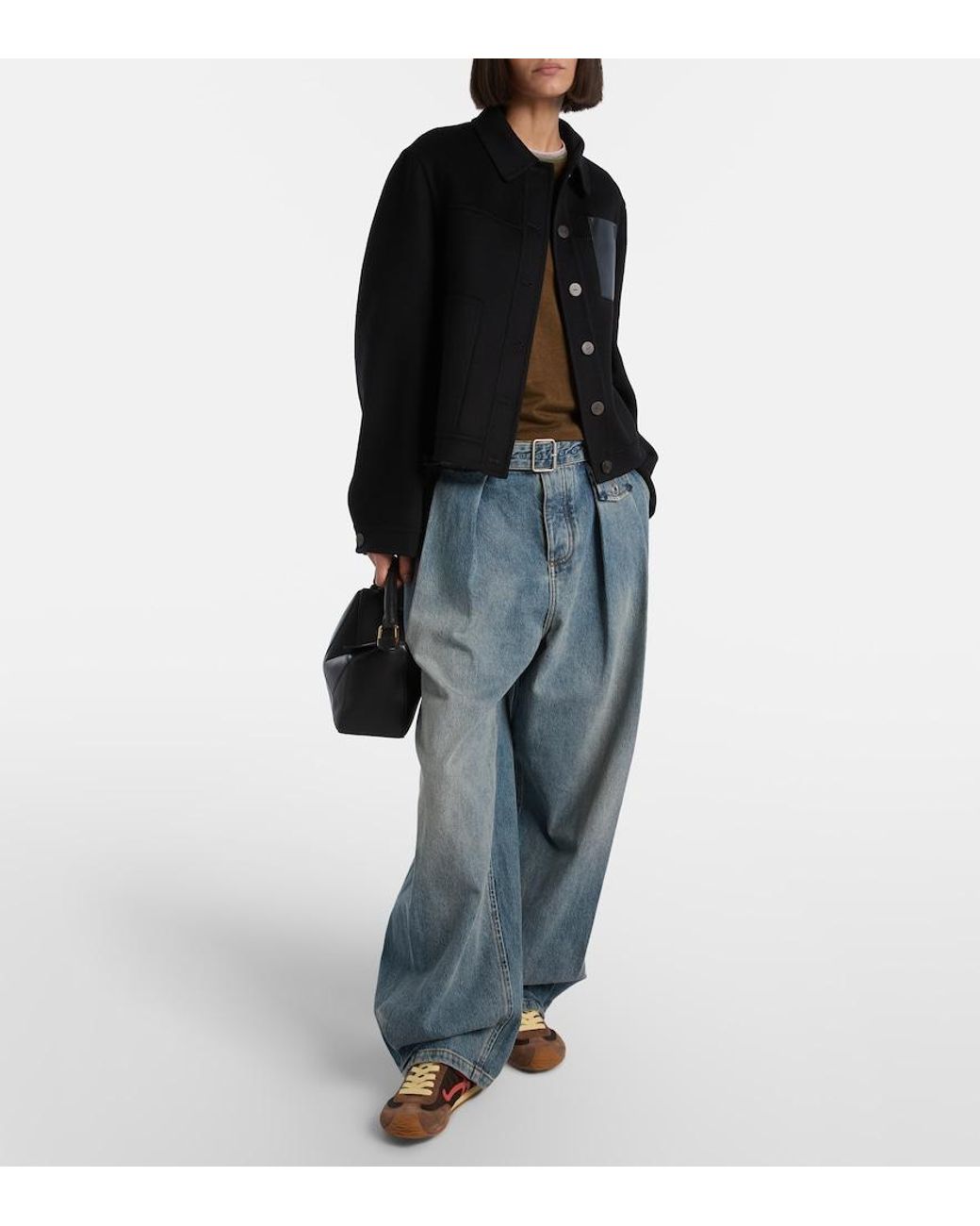 Loewe Black Wool And Cashmere Jacket