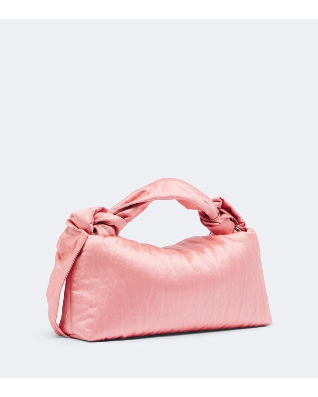 Erdem Pink Bloom E/W Satin Top-Handle Bag