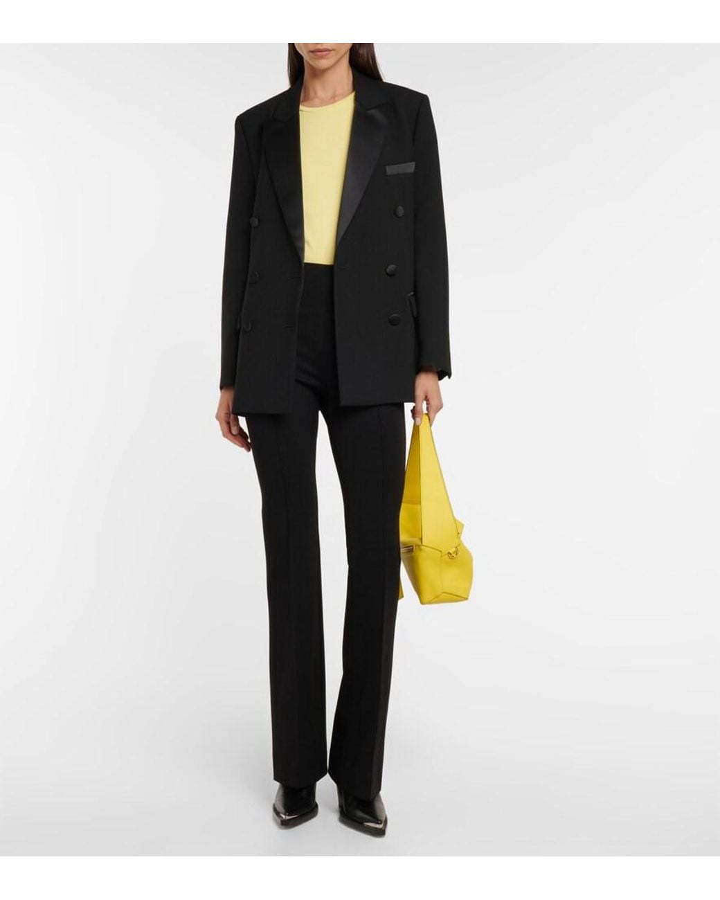 Dorothee Schumacher Black Emotional Essence High-Rise Flared Pants