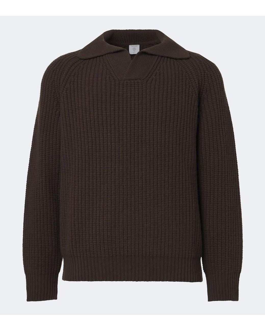 Pullover Polo di Eleventy in Brown da Uomo