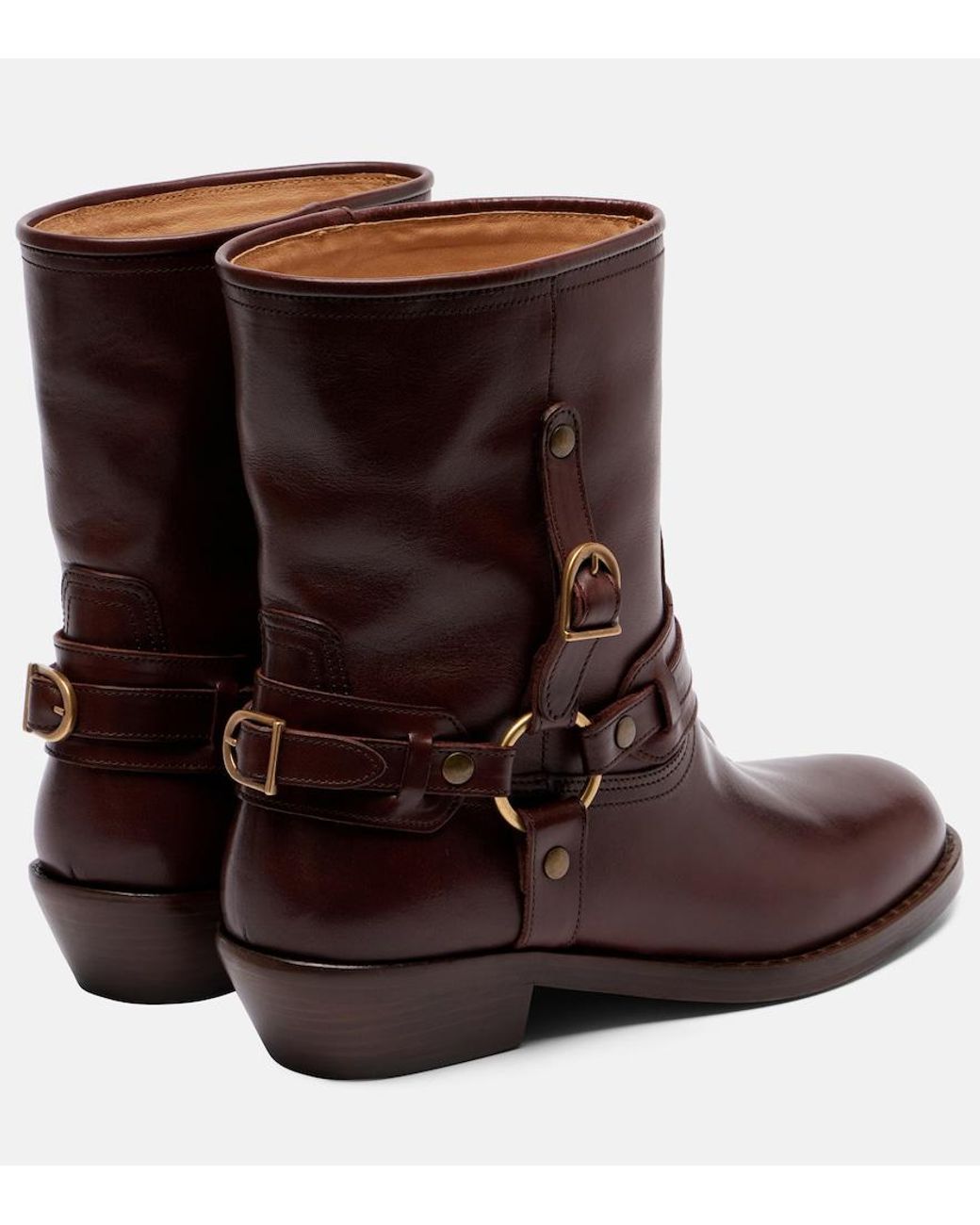 Isabel Marant Brown Ildred 35 Leather Ankle Boots