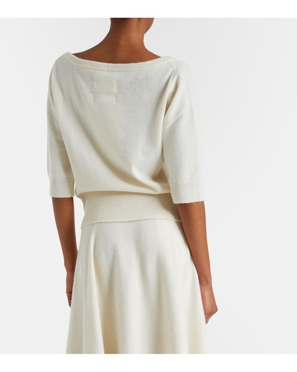 Extreme Cashmere Natural N°422 Marianne Cashmere Sweater