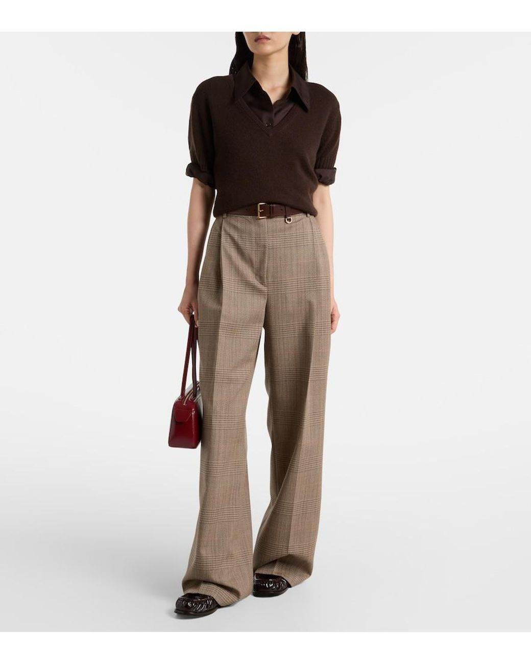 Jardin Des Orangers Brown Cashmere Sweater