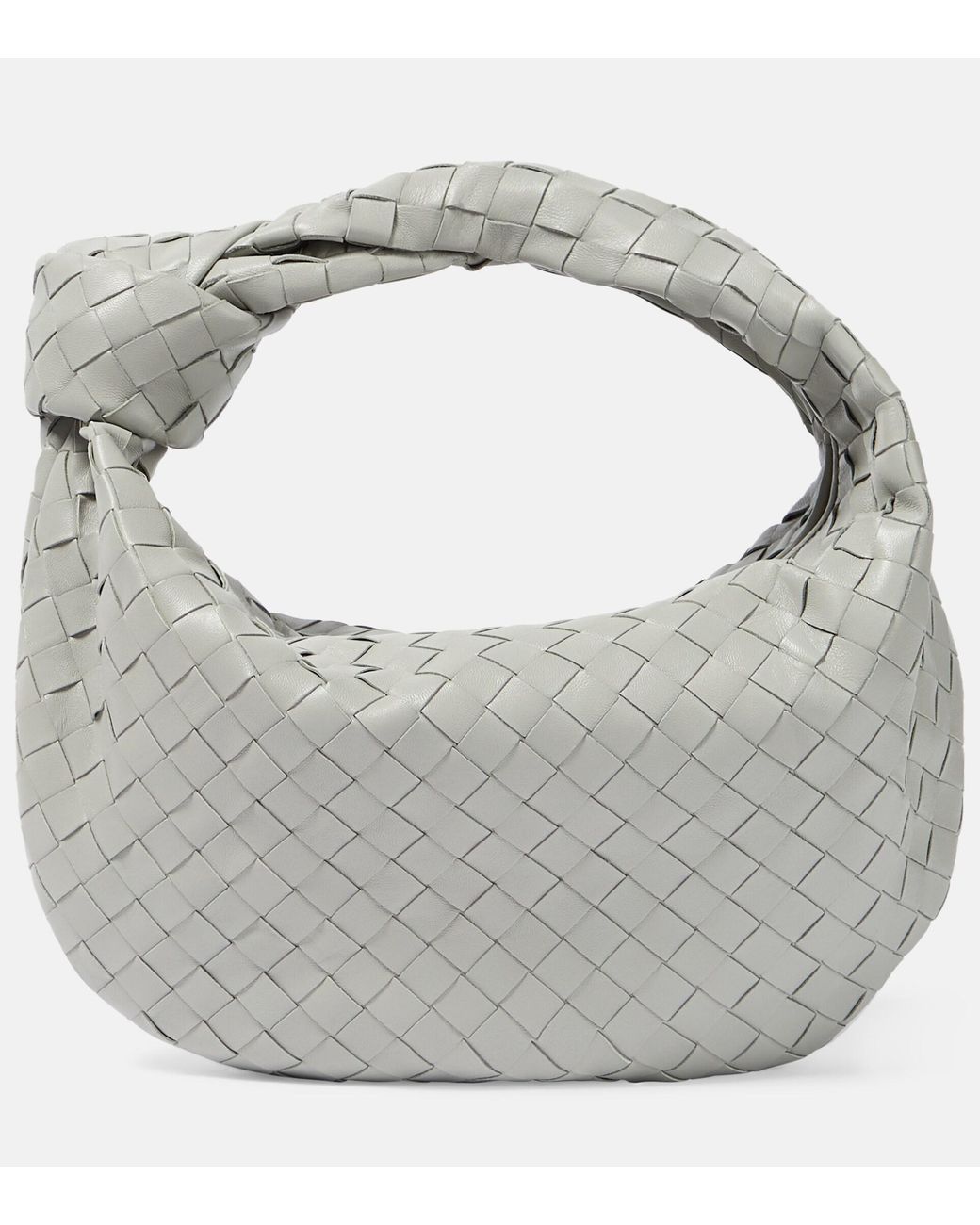 Bottega Veneta - Jodie Mini Knotted Intrecciato Leather Tote - Neutrals - One Size - Net A Porter