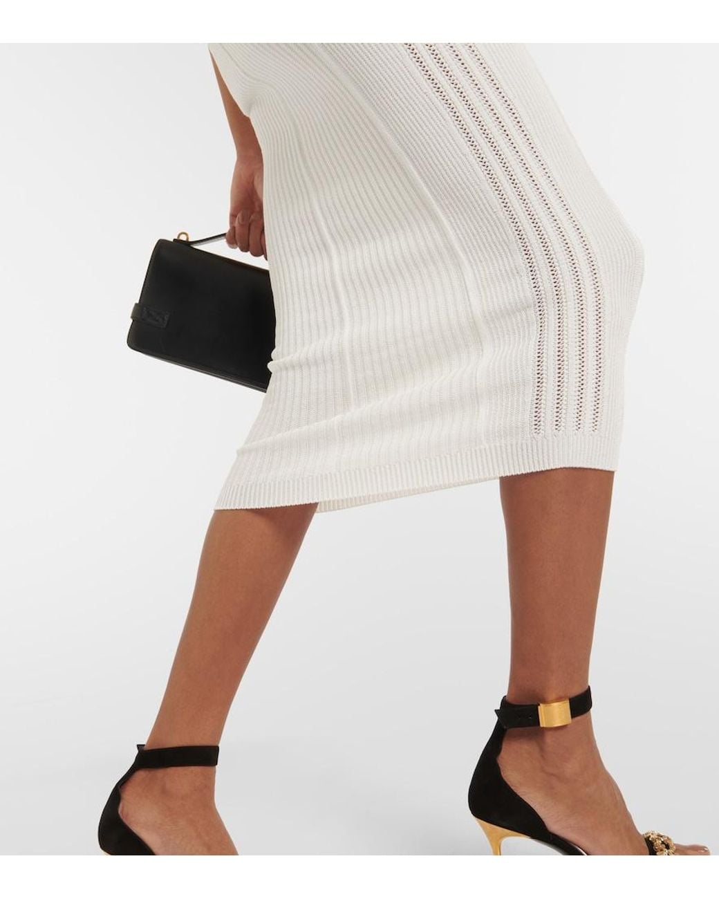 Balmain White Midi Dresses